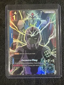 Gundam Card Game Amuro ST01-010 NM 2/14 championship top English - Image 1