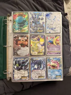 Pokemon TCG Card Lot Binder EX BREAK Promo Full Art Venusaur Lugia Nintendo XY - Image 1