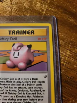 Clefairy Doll 70/102 Base Set - Rare Pokemon Card - NM/Mint W/ Toploader Sleeve - Image 3