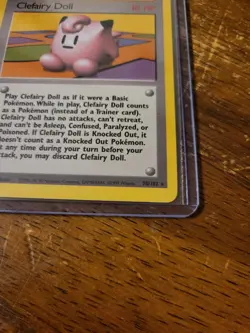 Clefairy Doll 70/102 Base Set - Rare Pokemon Card - NM/Mint W/ Toploader Sleeve - Image 4