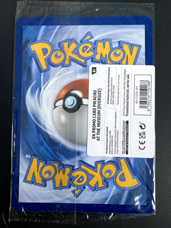 Pokemon TCG Pikachu At The Museum Jumbo Promo Card - SEALED - Image 2