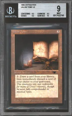 Magic MTG Antiquities Jalum Tome BGS 9 (8.5, 9.5, 9.5, 10) NEAR MINT NM - Image 1