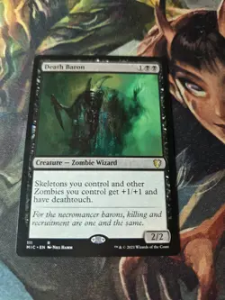 MTG Death Baron (111/209) Innistrad Midnight Hunt Commander NM - Image 2