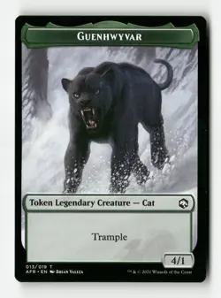 Guenhwyvar Token - Adventures in the Forgotten Realms (AFR) - Image 1