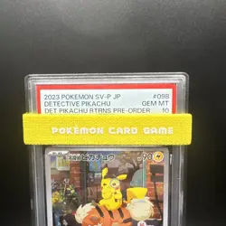Pokemon Card Japanese Detective Pikachu 098/SV-P PSA 10 GEM MINT Pre-Order Promo - Image 4