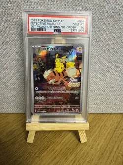 PSA 10 Detective Pikachu 098/SV-P Pre-Order Promo Japanese Pokemon Card GEM MINT - Image 1