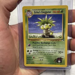 Erika's Exeggutor 44/132 Gym Heroes Pokemon Card - NM Near Mint Vintage Uncommon - Image 1