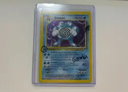 GERMAN 1st Edition Poliwrath 13/102 Base Set Holo Rare WOTC Pokemon QUAPPO [MP] - Image 1