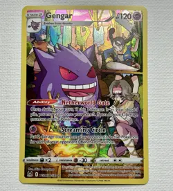 Gengar TG06/TG30 Lost Origin Full Art Trainer Gallery Ultra Rare Pokemon TCG NM - Image 1