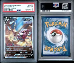 Pokemon Hoopa V GG53/GG70 Crown Zenith: Galarian Gallery Holo PSA 10 - Image 2