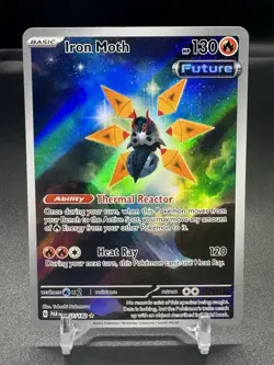 Pokemon - Iron Moth - 187/182 SV04: Paradox Rift - Illustration Rare - NM - Image 1