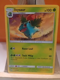 Ivysaur - 2/73 - Shining Legends Common Pokemon Non Holo - Image 1