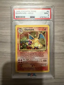 1999 Pokemon Charizard PSA 9 Mint Holo #4 - Image 1