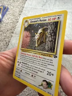 Pokemon TCG Giovanni's Persian 8/132 Gym Challenge Holo Rare Unlimited - Image 4