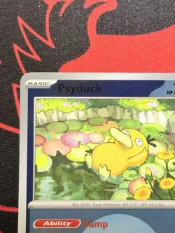 039/217 Psyduck Water Energy Reverse Holo Pokemon Ascended Heroes Near Mint - Image 3