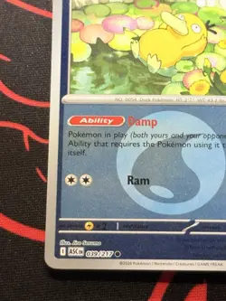 039/217 Psyduck Water Energy Reverse Holo Pokemon Ascended Heroes Near Mint - Image 5