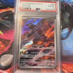 PSA 10 Groudon #069 Pokemon Raging Surf Japanese 2023 - Image 1