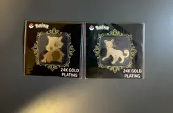 Cubone 24k Gold Plated Sticker Korean Striking Popping Candy Pokemon NM - Image 1