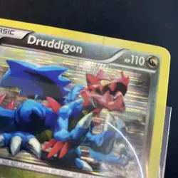 2012 Pokemon Black and White Dragon Vault #17 Druddigon, Holo,HP - Image 3