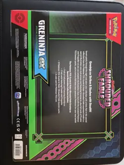 Pokemon TCG Shrouded Fable Greninja Ex Special Illustration Collection SEALED - Image 2
