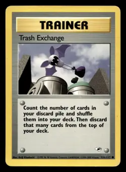 Trash Exchange 126/132 Common Gym Heroes WOTC Pokemon MP - Image 1