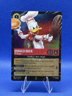 Disney Lorcana Collection Quest Promo Donald Duck Pie Slinger Holofoil 2/DIS EN5 - Image 1