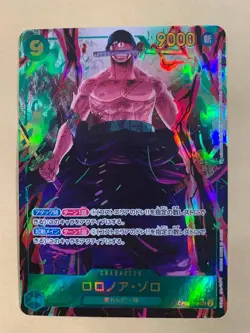 ONE PIECE Card Game Roronoa Zoro Parallel OP06-118 SEC Wings of Captain Japanese - Image 1
