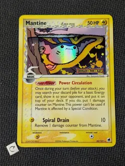 Mantine 20/101 - EX Dragon Frontiers Stamped Reverse Holo Rare Pokemon TCG NM - Image 1