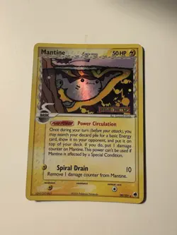 Pokemon TCG Mantine Delta Species EX Dragon Frontiers 20/101 Reverse Holo NM - Image 1