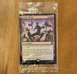 Spider-Verse [Prerelease] M 0093, NM Sealed Foil Promo, MTG Marvel’s Spider-Man - Image 1