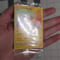 SEALED Ash’s Pikachu TCG SM108 2017 Promo Card Pokemon "I Choose You" Clean - Image 3