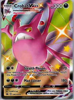 Crobat VMAX Promo SWSH: Sword & Shield Promo Cards SWSH099 NM - Image 1