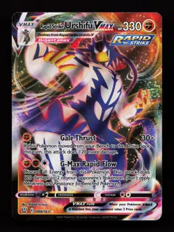 Rapid Strike Urshifu VMAX 088/163 Ultra Rare SWSH05: Battle Styles Pokemon Card - Image 1
