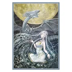 NEW Anime Glass YuGiOh! Maiden with Eyes of Blue Holo Foil Card Sleeves 50 count - Image 1