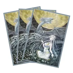 NEW Anime Glass YuGiOh! Maiden with Eyes of Blue Holo Foil Card Sleeves 50 count - Image 2