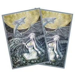 NEW Anime Glass YuGiOh! Maiden with Eyes of Blue Holo Foil Card Sleeves 50 count - Image 4