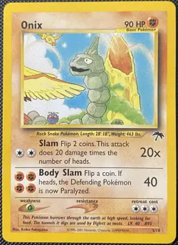 Onix 03/18 Southern Islands Regular (See Photos) Pokemon Card - Image 1