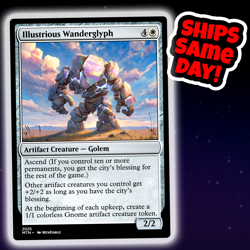Illustrious Wanderglyph - Custom Art Magic: The Gathering Playtest Card - Image 1