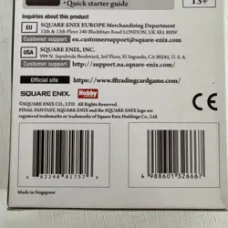 Final Fantasy Trading Card Game Starter Set Final Fantasy X Sealed NIB - Image 5