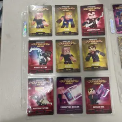 Minecraft Dungeons Arcade Cards Lot Of 14 Foil Valorie Kleptomaniac Soul Fists + - Image 2