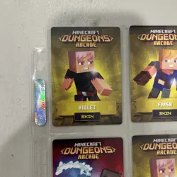 Minecraft Dungeons Arcade Cards Lot Of 14 Foil Valorie Kleptomaniac Soul Fists + - Image 4
