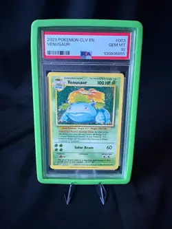 PSA 10 Venusaur 003/034 Pokemon CLV Trading Card Game Classic Holo 2023 GEM MINT - Image 1