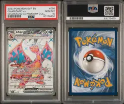 PSA 10 GEM MINT Charizard ex Black Star Promo Full Art Holo 2023 Pokemon SVP 056 - Image 1