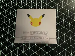 Pokemon Celebrations ETB Elite Trainer Box 25th Anniversary Brand New Sealed - Image 1