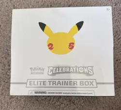 Pokemon Celebrations ETB Elite Trainer Box 25th anniversary brand new/sealed 820650809439 - Image 1