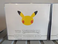 Pokemon Celebrations ETB Elite Trainer Box 25th Anniversary Brand New / Sealed 820650809439 - Image 4