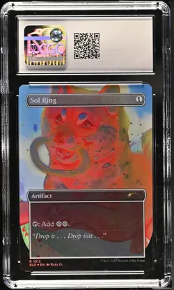 SOL RING Secret Lair Foil Cats & Dogs CGC 10 MTG [Nostalgium] - Image 2