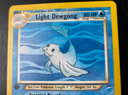 Pokemon Neo Destiny Non-Holo 1st Edition Light Dewgong 45/105 EX/LP - Image 3