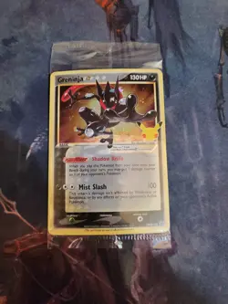 SEALED Greninja Gold Star Celebrations Promo SWSH144 - Pokemon 2021 ✨ Brand New - Image 1