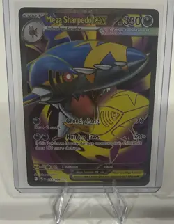 Pokemon Phantasmal Flames - Mega Sharpedo EX Lot (1 Full Art 113/094 & 1 EX 061/ - Image 2